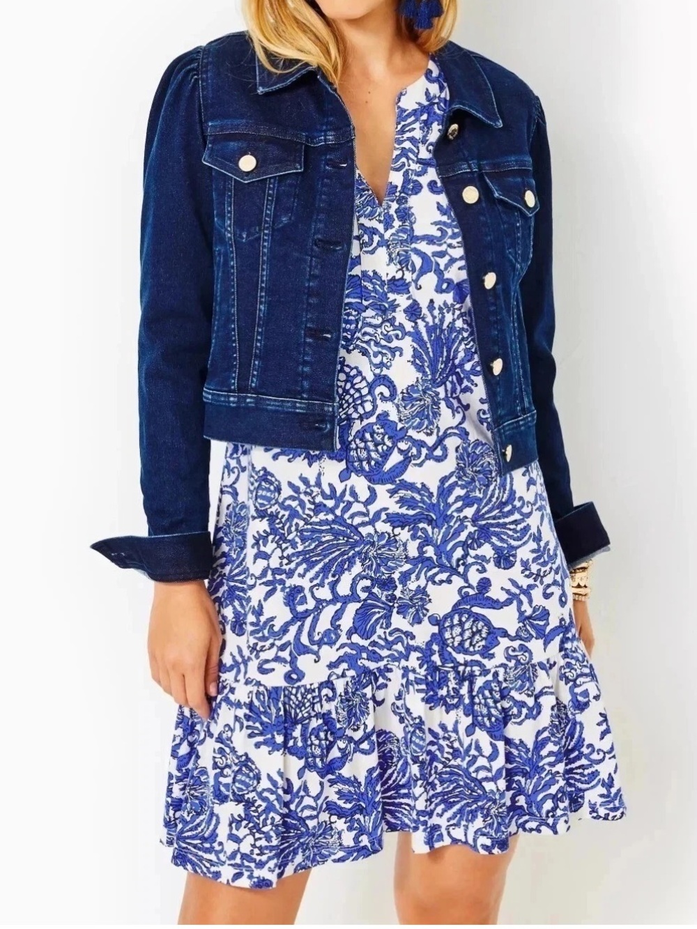 Lily Pulitzer Alyssa Cotton Long Sleeve Dress